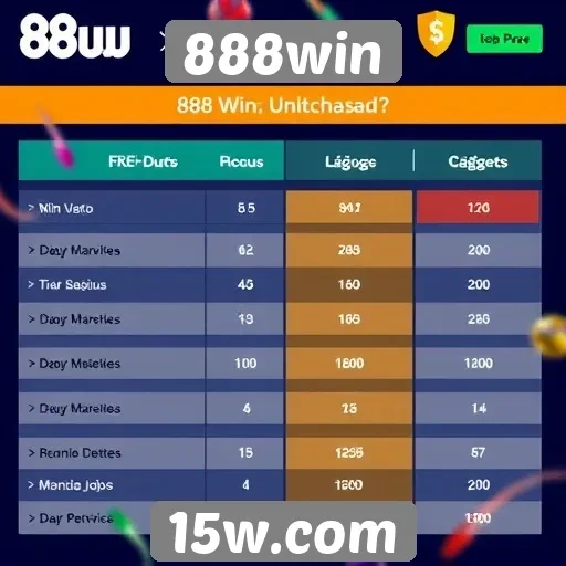 Comparação entre 888win e concorrentes do mercado