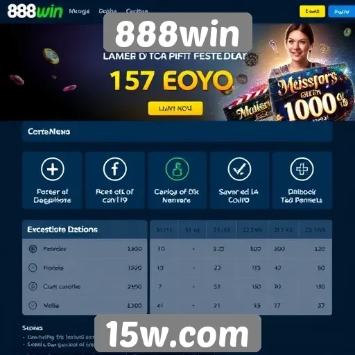 Funcionalidades principais do site 888win